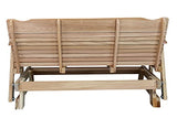 Kilmer Creek 5 Foot Natural Cedar Porch Glider, Amish Crafted Kilmer Creek