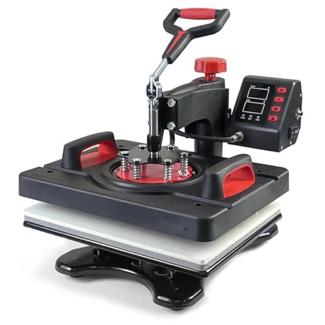 Heat Press Machine, Pro 8 in 1 Heat Press Combo, 15'' X 12'' Swing Away Digital Heat Transfer Machine for T-Shirts, Mug, Cap, Plate DLYZAYE