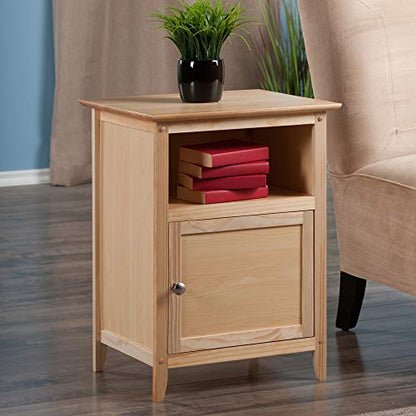 Winsome Wood Henry Accent Table, Natural, FURNITURE - WoodArtSupply