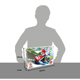 Winning Moves Mario Kart Funracer 1000 Piece Jigsaw Puzzle Game, Piece Together The Iconic Mario Kart Scene, Contains a Full-Scale Poster of The Puzzle Image, Gift and Toy for Ages 14 Plus Winning Moves