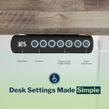 Vari ComfortEdge 80x80 L-Shape Electric Standing Desk – Height Adjustable Sit-Stand VariDesk for Corner Office with Reversible Left/Right Design + Reclaimed Wood Top/Slate Legs (Ships in 4 Boxes) Vari
