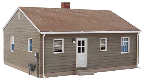 Walthers Cornerstone Postwar Prefab House 933-4152 HO Scale Model Railroad - Structure Kit