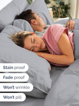 Extra Deep King Sheet Set - 6 Piece Breathable and Cooling Sheets - Hotel Luxury Bedding for Women, Men, Kids & Teens - Easy & Secure Fit - Soft, Wrinkle Free & Comfy - Extra Deep Pockets - Steel Blue CGK Unlimited