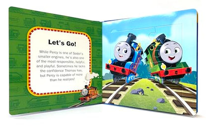 Thomas All Engines Go My First Puzzle Book - Jigsaw Puzzles for kids, 10-page board book, 5 puzzles to enjoy