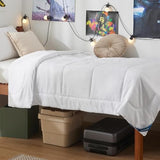 Bedsure Twin XL Comforter Duvet Insert, All Season Bed Comforter, Quilted Down Alternative Duvet, Box Stitched Comforters with Corner Tabs, Machine Washable, 68 x 92 Inches (White) Bedsure