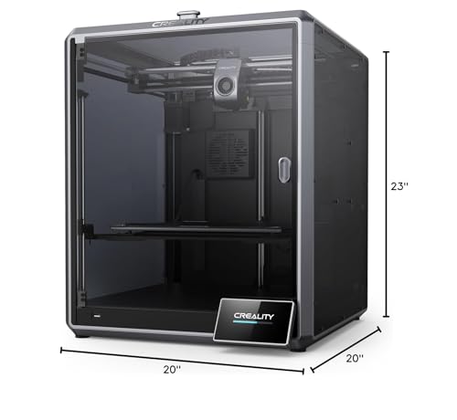 Official Creality 3D Printer K1 Max, 600mm/s High Printing Speed with AI Camera& AI Lidar,Smart OS System, Auto-Leveling, Dual Fans Cooling - WoodArtSupply