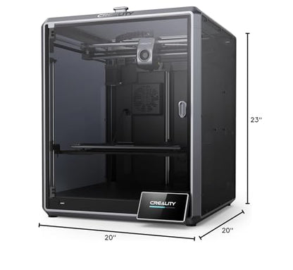 Official Creality 3D Printer K1 Max, 600mm/s High Printing Speed with AI Camera& AI Lidar,Smart OS System, Auto-Leveling, Dual Fans Cooling - WoodArtSupply