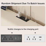 Full Size Bed Frame with 4 Storage Drawers and LED Lights, Upholstered Platform Bed with Adjustable Headboard and Charging Station, Metal Slats Support, No Box Spring Needed,Easy Assembly, White E-Motie