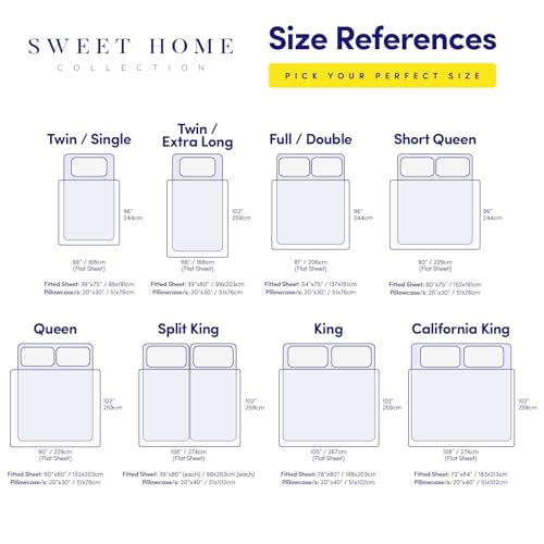 Supreme Collection Twin Red Twin Sheet Set - 3 Piece Bed Sheets and Pillowcase Set - Extra Soft, Deep Pocket Sheets, Elastic Corner Straps Sweet Home Collection