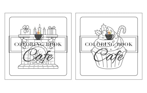 Cute Christmas: Bold and Easy Coloring Book for Adults and Teens Featuring Adorable Christmas Designs for Stress Relief and Relaxation WoodArtSupply