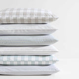 Eddie Bauer - Twin Sheet Set, Cotton Percale Bedding Set, Super Soft and Bedding Set, Oeko-Tex Certified (Essential Stripe Beige, Twin) Eddie Bauer
