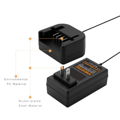 Shentec 20V Charger LCS1620 Compatible with Black and Decker LBXR20 LBXR20-OPE LB20 LBX20 LBX4020 LB2X4020-OPE 20V Lithium Slide Style Battery (BDCAC202B) Shentec