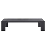 Modway Tahoe Aluminum Outdoor Patio Coffee Table in Gray Modway