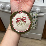 TMAKOTO Hand Embroidery Christmas Ornaments Kit,Christmas Embroidery Kit,Embroidery Kit Christmas Ornaments, Christmas Embroidery Kits for Adults Beginners (12 Pcs Colorful Set)
