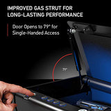 SentrySafe Biometric Gun Safe for Handgun or Pistol, Fingerprint Safe with Interior Light, 1 Handgun Capacity, Firearm Storage with Bolt Down Kit, QAP1BLX SentrySafe