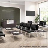 Bush Business Furniture Office 500 72W L Shaped Executive Desk with Drawers in Modern Hickory Bush Furniture