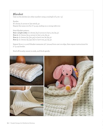 Simple Designs for Meditative Knitting: 19 Easy, Beautiful Patterns for a Mindful Experience (Landauer) Knit Your Way to Peace of Mind Fox Chapel Publishing