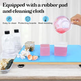 Nelyrho Resin Leveling Board for Epoxy Resin, 16''x 12'' Adjustable Precision Leveling Table for Resinate, Epoxy Resin Accessories, Multipurpose Resin Leveling Table, Resin Supplies (Blue) Nelyrho