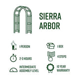 Sierra 39"W x 81"H Composite Vinyl Arbor Vita