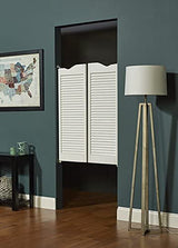LTL Home Products 853242 Pinecroft Louvered Café Door, Solid Pine Wood, 32"x42", Unfinished LTL Home Products