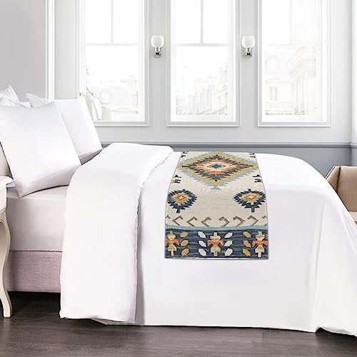 ZFRXIGN Southwestern Bed Runner King Boho Western Bed Scarf Bedding Set Aztec Bed Throw Blanket Rug for Foot of Bed Decoration for Home Hotel Native American Tribal ZFRXIGN