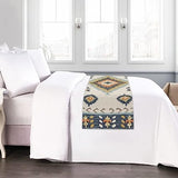 ZFRXIGN Southwestern Bed Runner King Boho Western Bed Scarf Bedding Set Aztec Bed Throw Blanket Rug for Foot of Bed Decoration for Home Hotel Native American Tribal ZFRXIGN