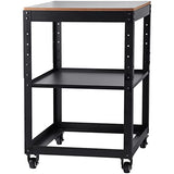 VEVOR Planer Stand, 100 lbs / 45 kg heavy loads, Three-Gear Height Adjustable Thickness Planer Table,with 4 Stable Casters & Storage Space, for most planers, saws, bench-top machines, power tools VEVOR