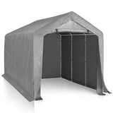 8x12ft Heavy Duty Waterproof Carport Tents,Outdoor Carport Car Canopy Tent,Sturdy Large Carports Tents,UV Protection Patio Gazebo Canopy Tent,with Metal Frame,for Outside Garden Yard Garage (Grey) Eikyutora