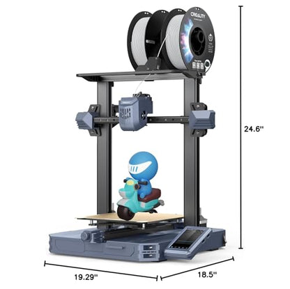 Creality CR-10 SE 3D Printer with Upgraded 600mm/s Printing Speed, CR Touch Auto Leveling, Precision Linear Rails, 300℃ Hotend Sprite Direct Extruder, Print Volume 8.66'' x 8.66'' x 9.84'' - WoodArtSupply