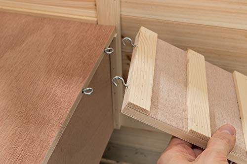 TRIXIE Natura X-Small Indoor Rabbit Hutch, Pet House for Rabbits and Guinea Pigs, Bunny Cage on Wheels, Pull Out Tray TRIXIE