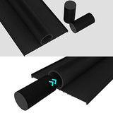 Ginchain Garage Door Seals Bottom Rubber Weather Stripping Kit with 5/16" T-Ends Seal Strip Replacement, Universal U+O Ring Weatherproof Threshold Buffering Sealing Rubber(16Ft) Ginchain