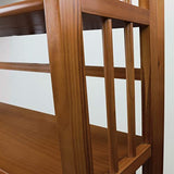 Casual Home 3-Shelf Stackable 27.5" Wide-Chestnut fold Bookcase Casual Home