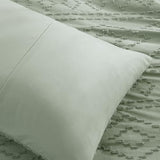 Comfort Spaces Twin/Twin XL Comforter Set for College Tufted Boho Dorm Comforter Set Twin XL Size, All Season Lightweight Bedding Set Soft, Matching Sham Sage Green 2 Piece Comfort Spaces
