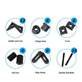 HFS (R) 58 Pcs Hold Down Clamp Clamping Set Kit Bridgeport Mill (3/4" Slot 5/8" Stud) HFS