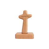 Customized Engraving Name/Text Crosses Healer Prayer Personalized Wooden Cross Decoration for Table Hand Held Cross Made to Perfectly Fit in Your Hand Gifts PHOENIXTANG