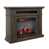 duraflame® Electric Fireplace Wall Mantel with Infrared Heater and Remote Control, Waverly Oak Duraflame