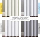 H.VERSAILTEX Patio White Curtains 100x84 Inches for Sliding Door Extral Wide Blackout Curtain Panels Thermal Insulated Room Divider - Grommet Top, 7' Tall by 8.5' Wide H.VERSAILTEX