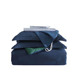 Nautica - Full Bonus Bed Set, Reversible & Ultra-Soft Brushed Comforter with Lightweight Feel, 7 Piece Bedding with Matching Bed Sheets, Pillowcases, & Tote Bag (Captain's Blue/Green) Nautica