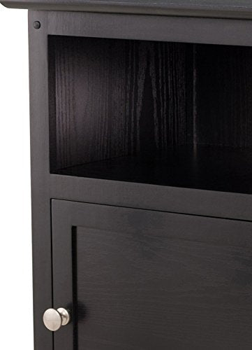 Winsome Wood Henry Accent Table, Black, 19 inches Winsome