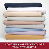 Mellanni Twin Fitted Sheet - Iconic Collection Bedding Sheets with up to 16 inch Deep Pocket - Soft & Cooling - Fade & Stain Resistant - 1 PC (Twin, White) Mellanni