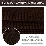 U-NICE HOME Stretch Couch Cover Sofa Cover Washable Sofa Slipcover Furniture Protector for 3 Cushion Couch Sofa Pet Friendly(Sofa, Chocolate) U-NICE HOME