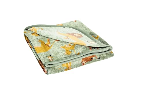 Disney Lion King Plush Throw Blanket - Measures 40 x 50 Inches - Super Soft Lightweight Fleece Safari Animals Bedding with Simba Jay Franco