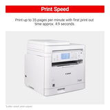 Canon imageCLASS MF287dw - Wireless Monochrome Laser Printer, All-in-One Print, Copy, Scan, Fax with Auto Document Feeder, 1 Year Limited Warranty, White Canon