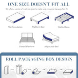 DreamQi Full Size Mattress,8 Inch Full Mattress in a Box,Hybrid Mattress with Gel Memory Foam,Fits All Bed Frames Mattresses,Medium Firm Soft and Comfort Mattress,CertiPUR-US DreamQi