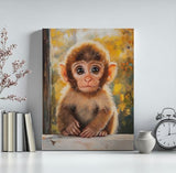 XCJFGO Orangutan Monkey Paint by Number for Adults, Acrylic Easy Paint by Numbers for Adults Beginner, Cute Monkey DIY Painting by Numbers for Gift Home Wall Decor 16" W x 20" L XCJFGO