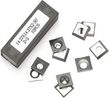 Carbide Inserts Cutters Knives 14.27mm Square Replacement Spiral Planer Blades for Rikon 20-600H WEN JT630H and PL1326 BP510H Cutech Jointer Rikon Asieg Tool