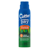 Cutter Backwoods Dry Insect Repellent, Mosquito Repellent, 25% DEET, Sweat Resistent, 4 Ounce (Aerosol Spray) Cutter
