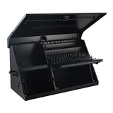 Montezuma 41" x 18" Heavy Duty Steel Triangle Toolbox (steel, flat black) Montezuma