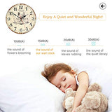 Toudorp Rustic Wall Clock French Country Vintage 14 Inch Wall Clock Battery Operated Silent Non-Ticking Wooden Wall Clock Retro Arabic Numerals Animal Style Wall Clock (Gourmet Kitchen) Toudorp