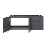 Modway Vitality 48" Double or Single Sink Compatible (Not Included) Bathroom Vanity Cabinet, 48 Inch,Grey Modway